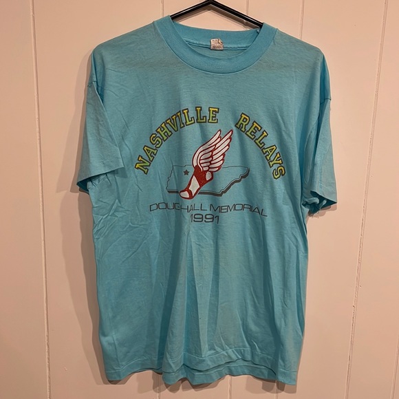 Vintage Shirts Vintage 991 Nashville Relays Doug Hall Memorial